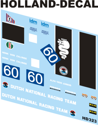 Alfa 1300 GTA Junior 1/43 (HD323)