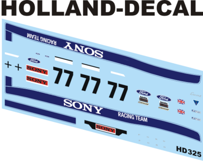 Ford Escort Sony Racing Team 1/43 (HD325)