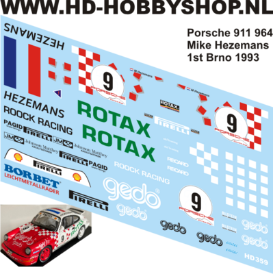 Porsche 911 964 1993 1/24 (HD359)