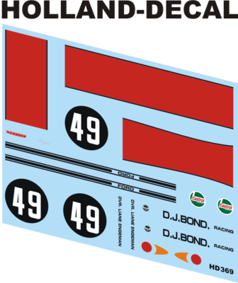 Ford Anglia Super #49 1/43 (HD369)