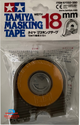 Tamiya masking tape 18mm inclusief dipenser