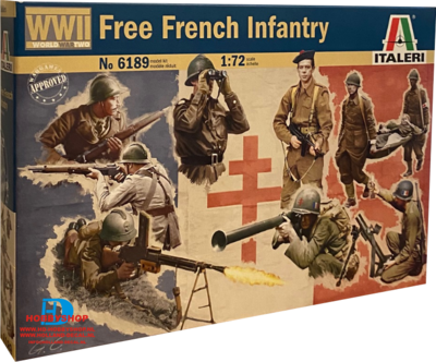 Free French Infantry World War II Italeri