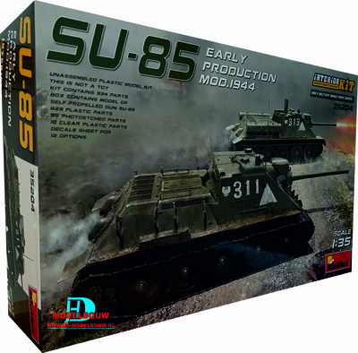 SU-85 Early Production Mod.1944 w/Intrior kit (MiniArt 35204)