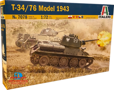 T-34/76 Model 1943 (Italeri 7078)