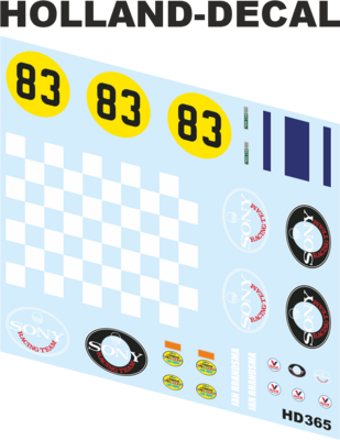 Sony Ford Escort Jan Brandsma 1/43 (HD365)