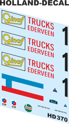 Abarth 1000 TCR Ginaf Trucks 1/43 (HD370)