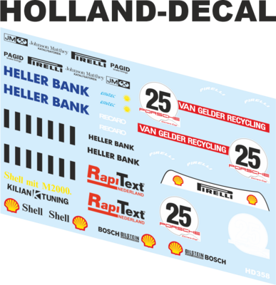 Porsche 964 Carrera cup 1/24 (HD358)