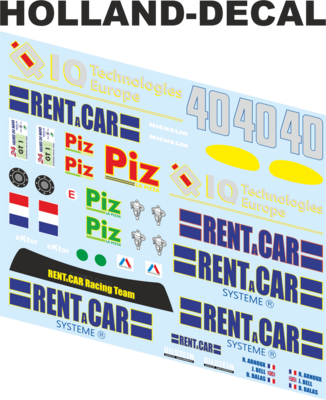 Viper 1994 Le Mans decals 1/18 (HD1067)