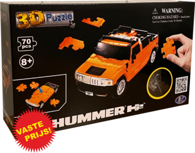 Hummer H2 (Orange) 1/32 3d