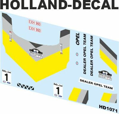 Opel Manta Rally van looi 1987 Colsoul / Oosterbaan 1/18 (HD1071)