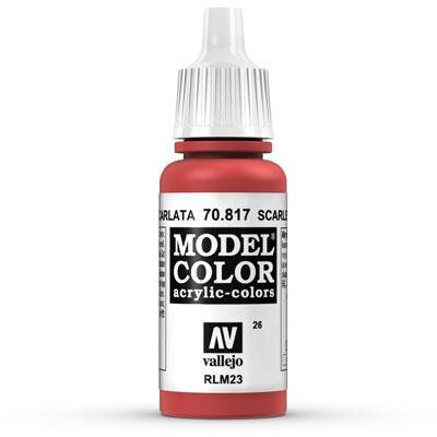 Vallejo 70.817 Model Color Scarlet 17ml