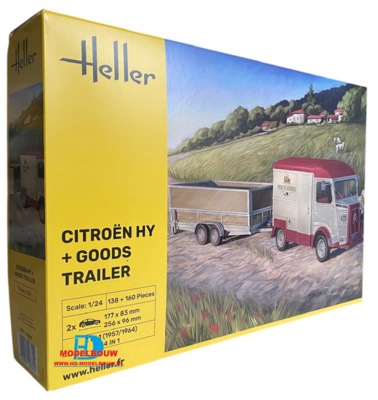 Citroen HY + Goods Trailer (Heller 50331)