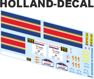 Opel Ascona 400 Rocar-Twente Rally Oldhof / Kalsbeek 2024 1/18 (HD1079)