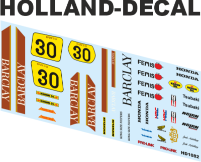 Honda RS500 Barclay Jack Middelburg 1/12 (HD1082)