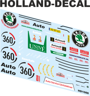 Skoda Octavia Vechtdalrally 2008 Haverkate / Aaltink 1/18 (HD1088)