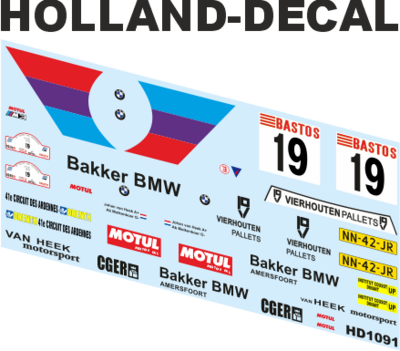 BMW M3 Circuit des Ardennes 1991 1/18 (HD1091)