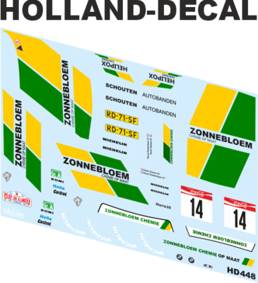 BMW M3 Henk Vossen / Ruud Oosterbaan 1/43 (HD448)