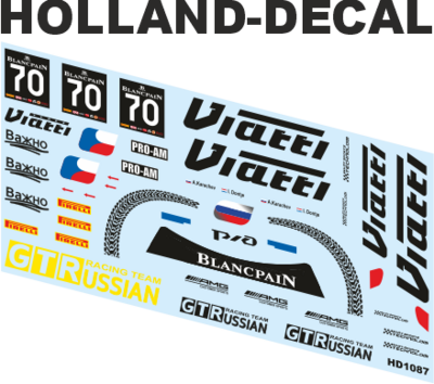 Mercedes SLS AMG GTR Russian Team 1/18 (HD1087)