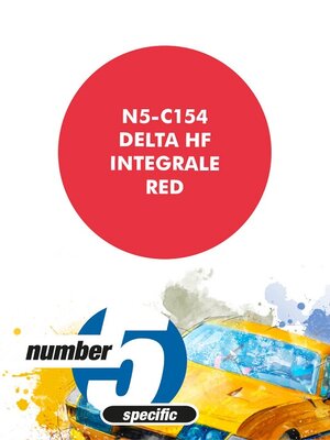 NUMBER 5 (N5-C154) Delta HF Integrale Red - 30ML