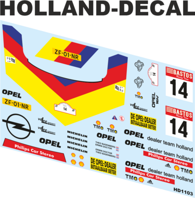 Opel Kadett GSI Circuit des Ardennes 1992 Doctor / Badenberg 1/18 (HD1103)