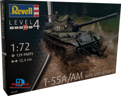 T-55A/AM with KMT-6/EMT-5 (Revell 03328)