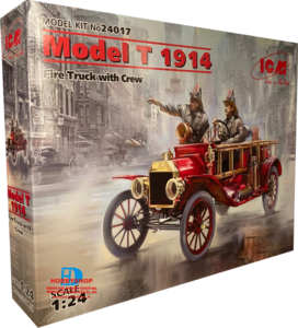 Model T 1914 Fire Truck With Crew