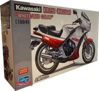 Kawasaki KR250 (KR250A) White-Red Color '84