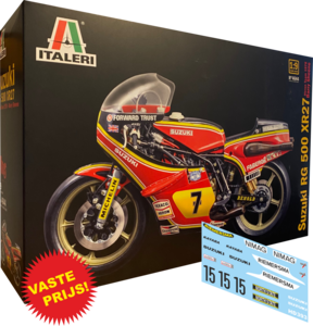 Suzuki RG 500 Xr27 (Heron Team 1978 Barry Sheene) met Wil Hartog decals