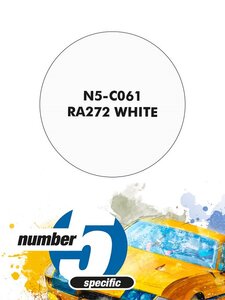 NUMBER 5 (N5-C061) Honda RA272 White - 30ML