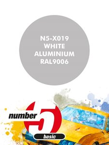 NUMBER 5 (N5-X019) White Aluminium RAL9006 - 30ML