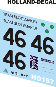 Alfa GTA Team Slotemaker 1/24 (HD157)