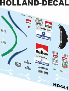 Senna helmet/suit compleet 1/18 (HD441)