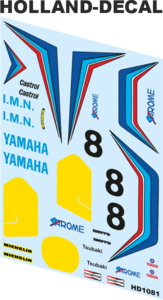  Yamaha YZR 500 I.M.N. Jack Middelburg 1/12 (HD1081)