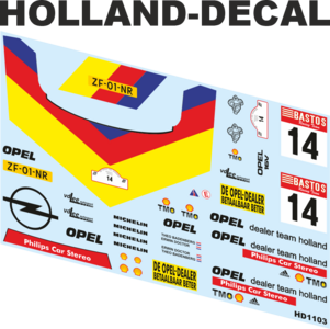 Opel Kadett GSI Circuit des Ardennes 1992 Doctor / Badenberg 1/18 (HD1103)