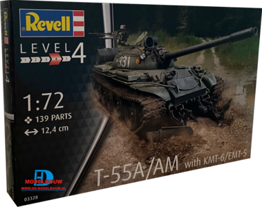 T-55A/AM with KMT-6/EMT-5 (Revell 03328)
